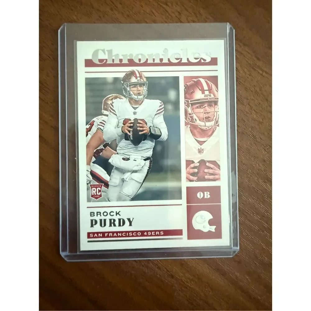 Panini Brock Purdy SF 49ers QB Lot of 5 Football Cards‎ Rookie 2022-2024